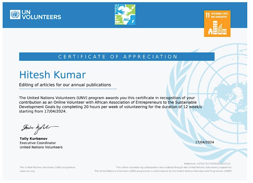 Awareness Volunteer at AAE
